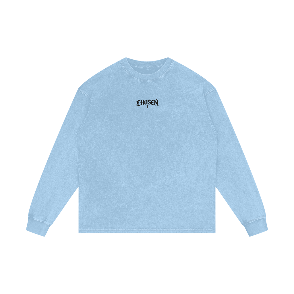 Acid Wash Oversize Long Sleeve T-Shirt