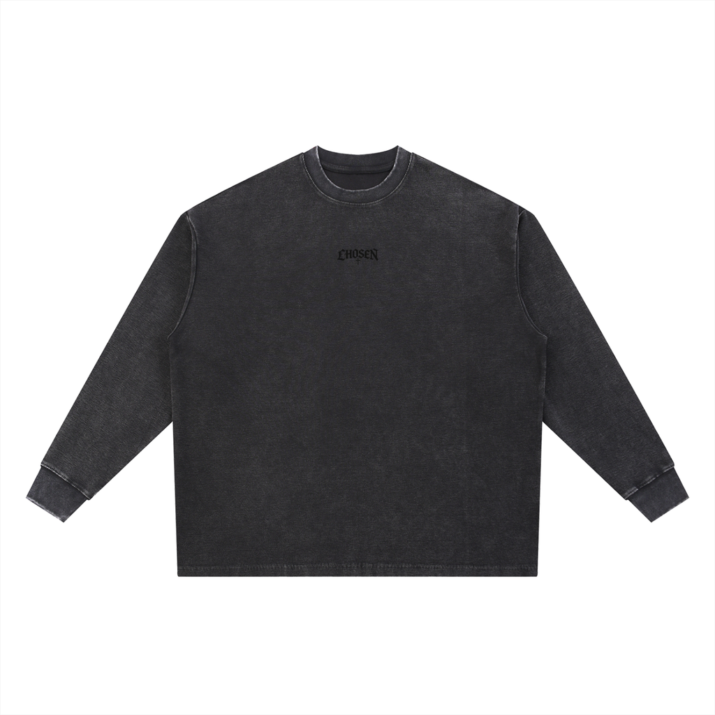 Mineral Wash Waffle Oversized T-Shirt