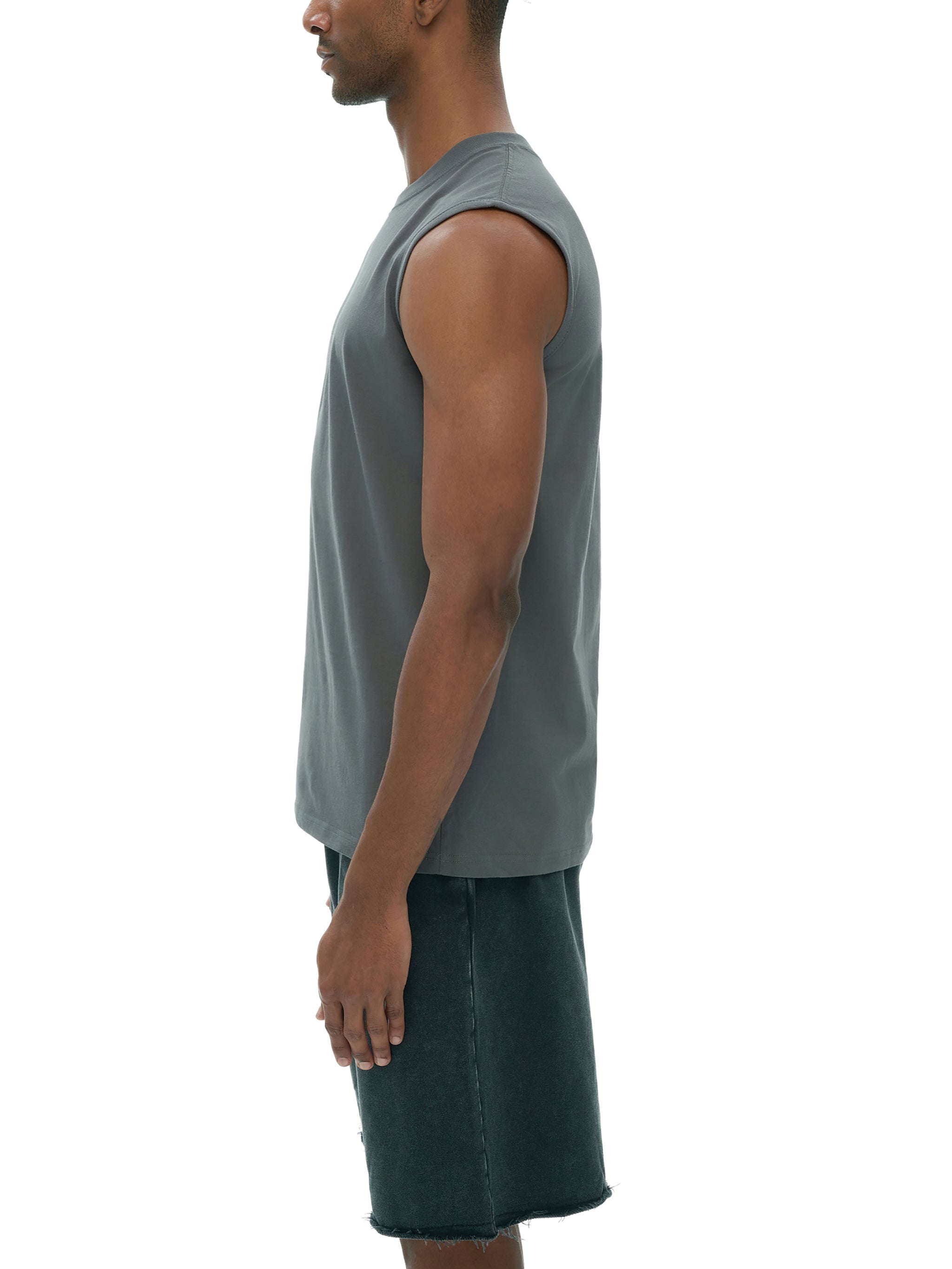 Sleeveless Cotton Tank Top